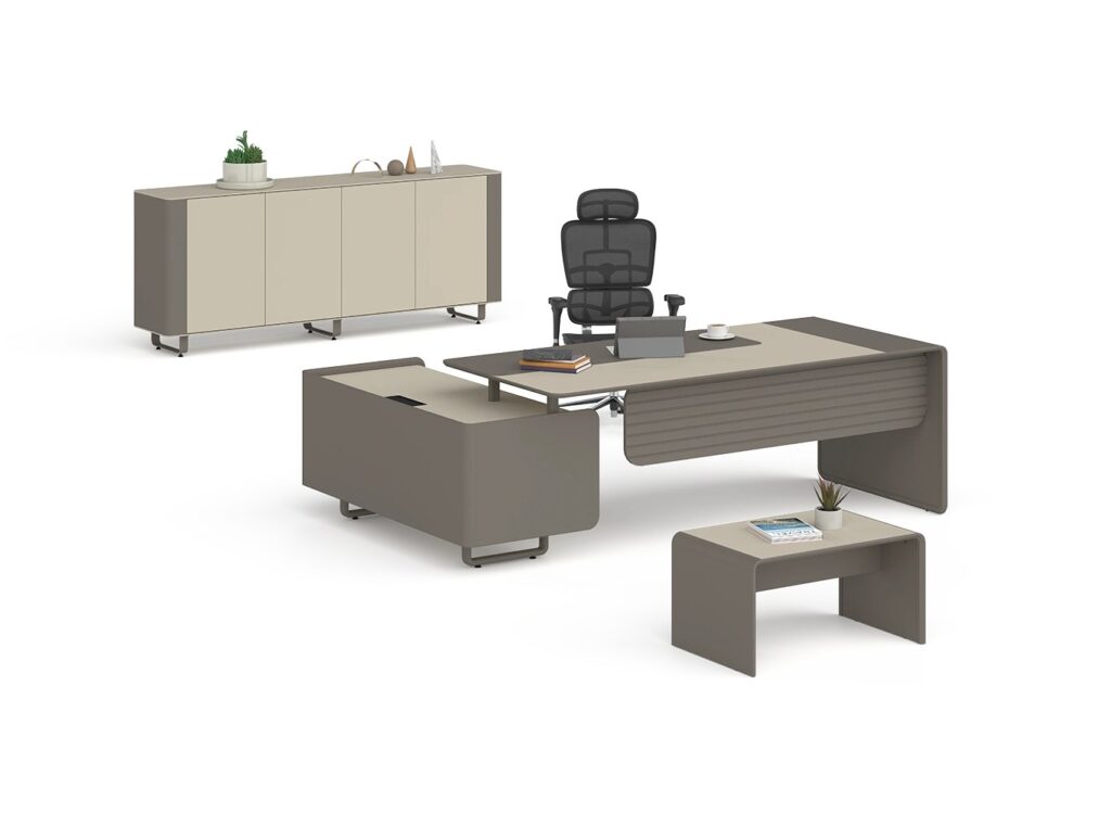Ligna Executive Desk Set Price and Dimensions Eksen makam takımı 2