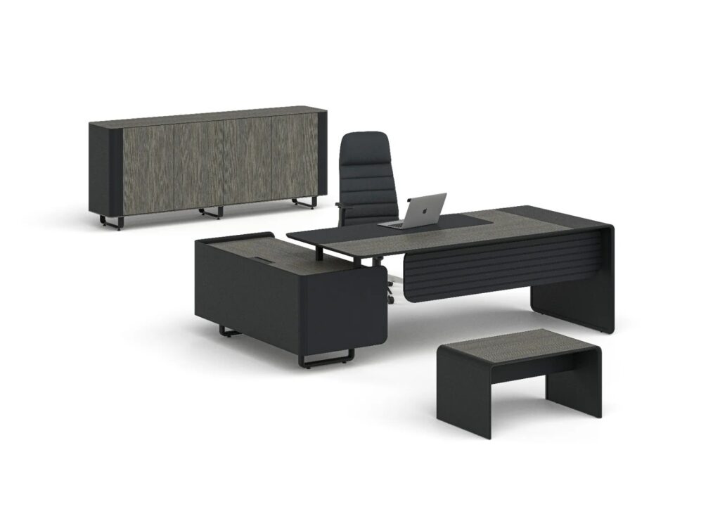 Ligna Executive Desk Set Price and Dimensions Eksen makam takımı 9