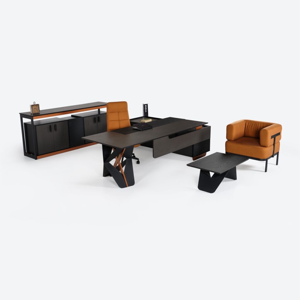 Groovy Executive Desk Set Viola makam takımı 2