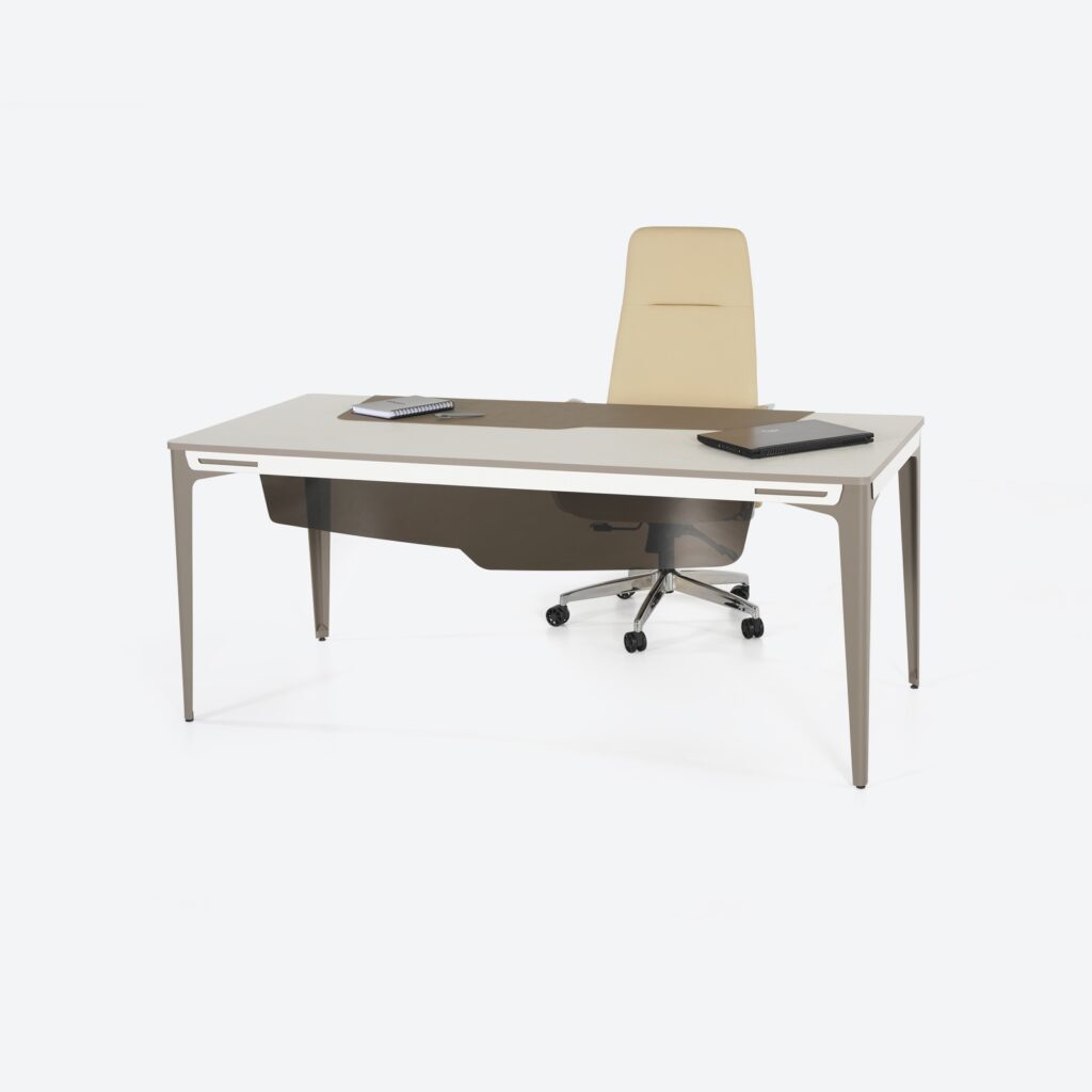 Plex Mid-Level Executive Desk Set Viola makam takımı 2